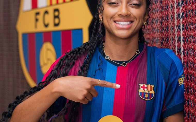 Kerolin estreia pelo Barcelona Feminino em vitória sobre o Montpellier