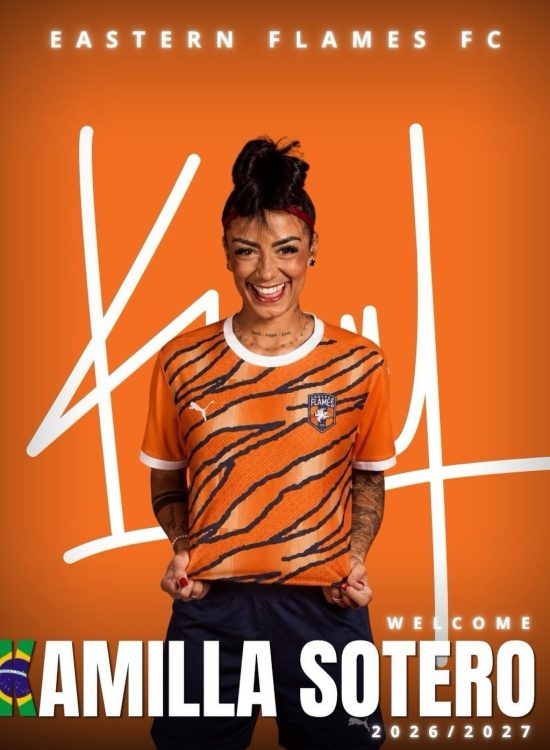 Kamilla Sotero encerra ciclo no Fluminense e é anunciada pelo Eastern Flames FC para 2026/27