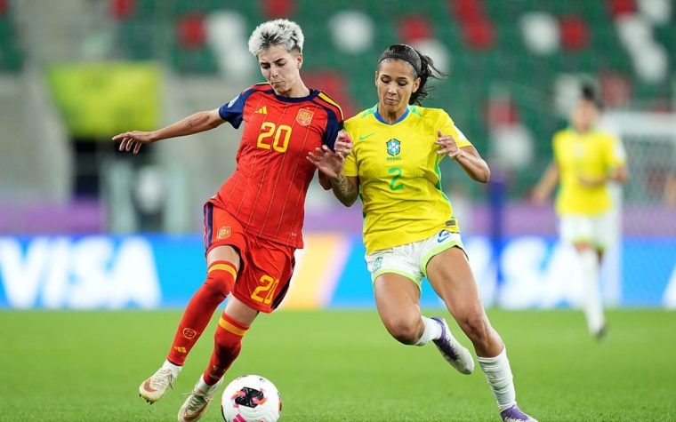 Brasil perde para Espanha e é eliminado nas quartas da Copa do Mundo Feminina Sub-20