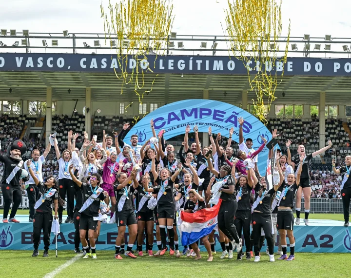 Vasco da Gama conquista o Brasileirão Feminino A2 em São Januário com recorde de público
