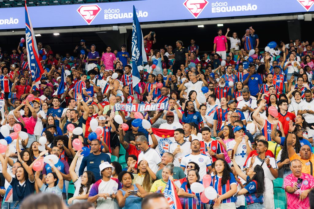 Público no jogo de ida da semifinal do Brasileirão Feminino A1 2026 | Letícia Martins/EC Bahia