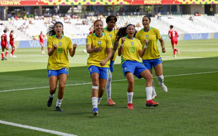 Brasil vence Canadá e garante vaga antecipada nas oitavas da Copa do Mundo Feminina Sub-20