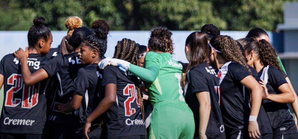 Time feminino sub-20 do Vasco | Reprodução / Vasco da Gama