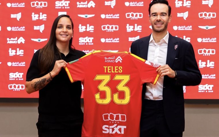 Letícia Teles é apresentada no Al-Qadsiah