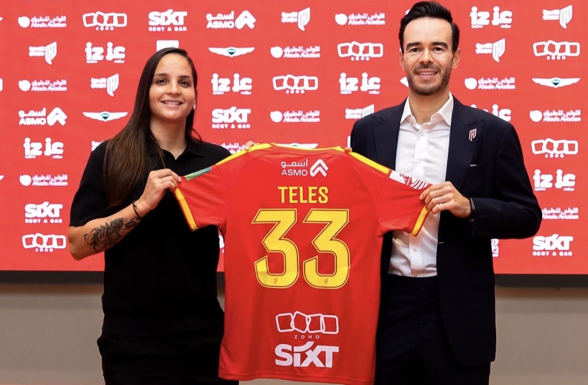 Letícia Teles é apresentada no Al-Qadsiah