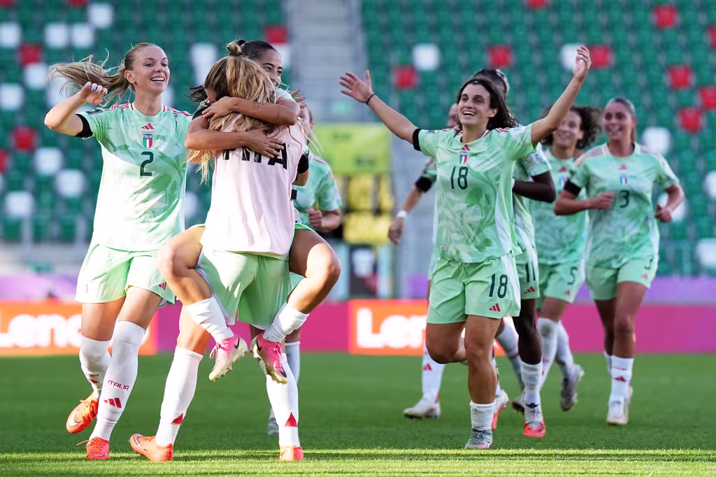 Seleção Feminina Italiana na Copa do Mundo Feminina Sub-20 | Reprodução / FIFA