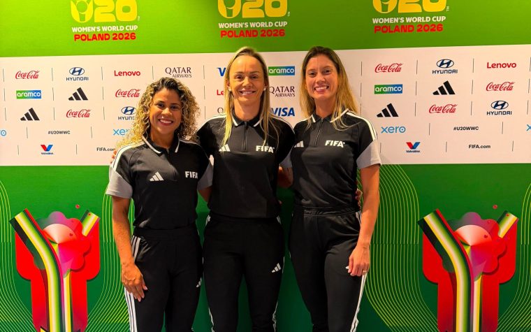 Arbitragem brasileira chega à Copa do Mundo Feminina Sub-20 com trio experiente e mira Mundial de 2027
