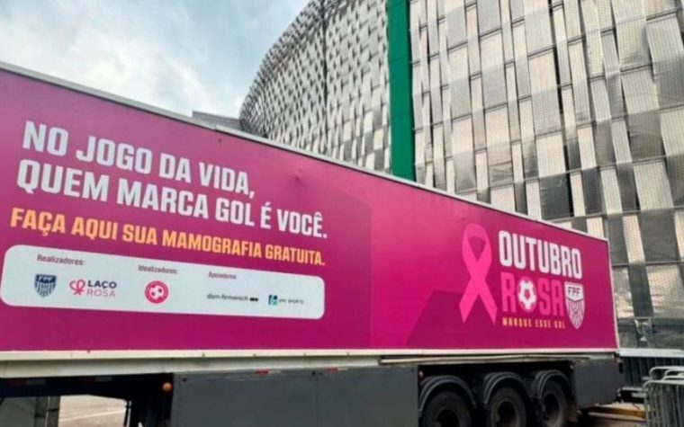 Clubes paulistas recebem campanha de mamografias gratuitas promovida pela FPF; Palmeiras é o próximo do calendário