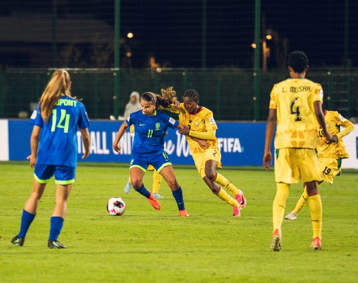 Brasil empata com Gana por 3 a 3 e segue na liderança da Copa do Mundo Feminina Sub-17