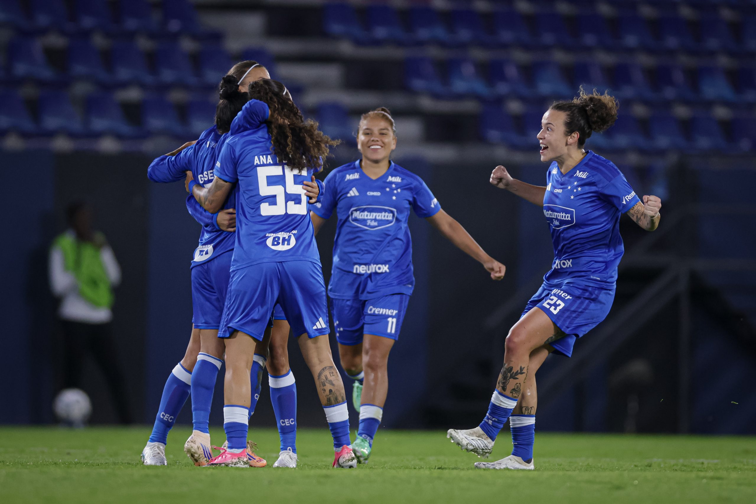 Cruzeiro vence o Olímpia e fecha fase de grupos com 100% de aproveitamento | Foto: Staff Images Woman/CONMEBOL