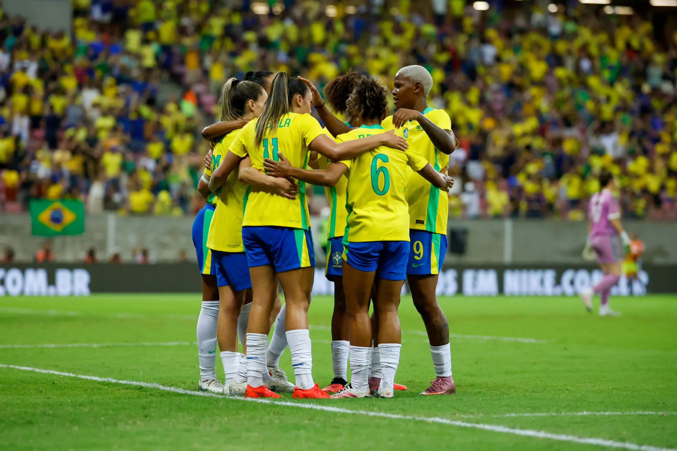 Brasil abre 2 a 0, mas cede empate à Argentina na Arena de Pernambuco