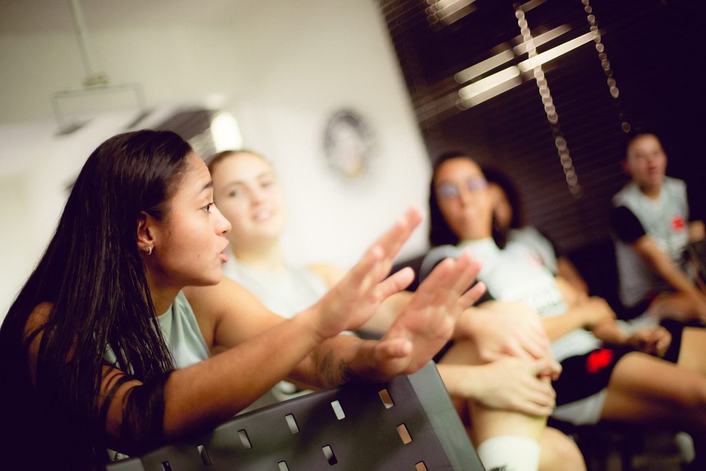 Vasco conduz media training no futebol feminino | João Gabriel Alves / Vasco