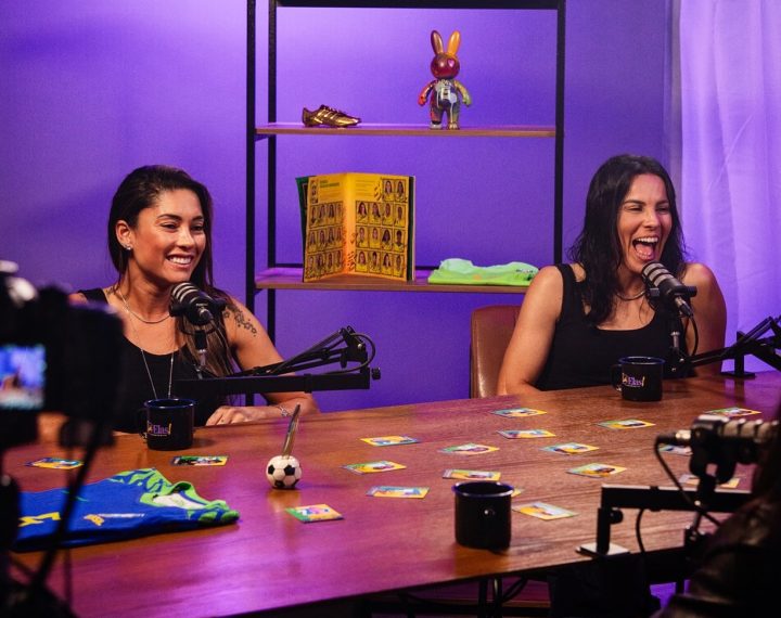 Thaisa Moreno e Mayara Bordin lançam o podcast sobre futebol feminino