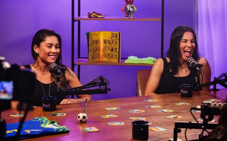 Thaisa Moreno e Mayara Bordin lançam o podcast sobre futebol feminino